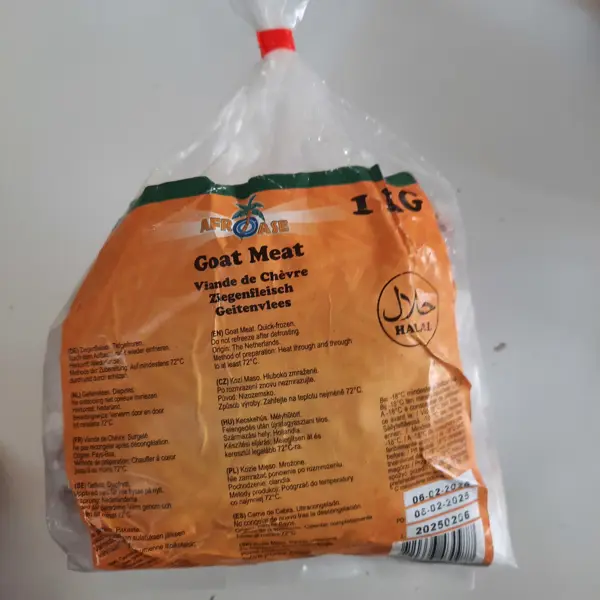 Viande de chèvre 1kg