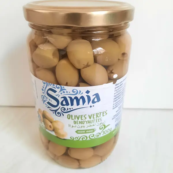 Olives vertes dénoyautées 300g