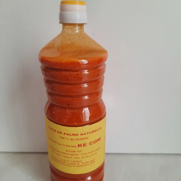 Huile de palme naturelle guinée 1l