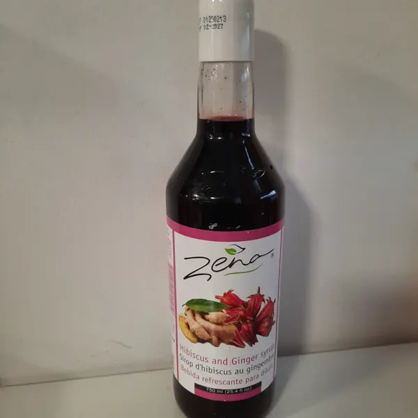 Sirop d'hibiscus au gingembre 750ml