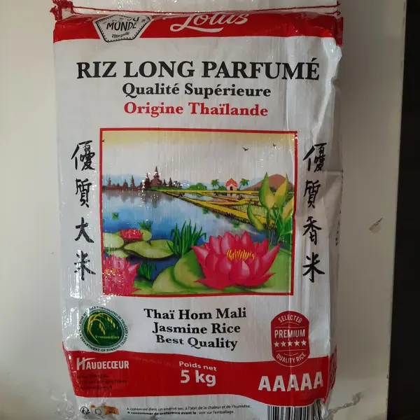 Riz long parfumé lotus 5kg