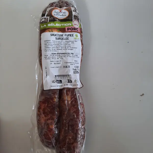 Saucisse fumée