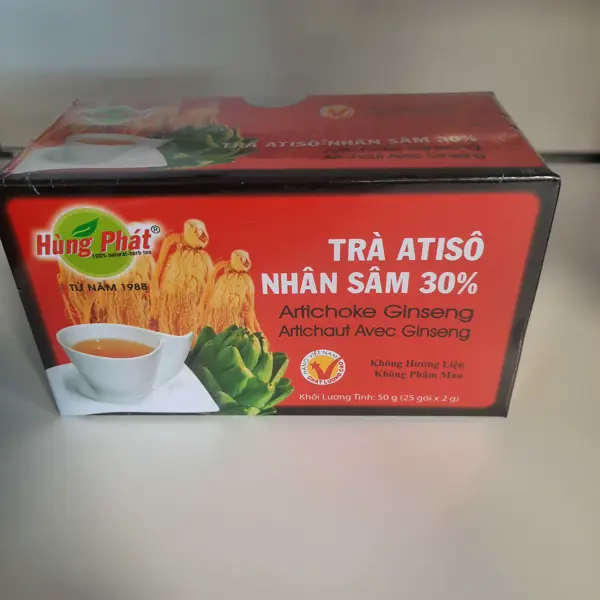 Thé artichaut avec ginseng 50g