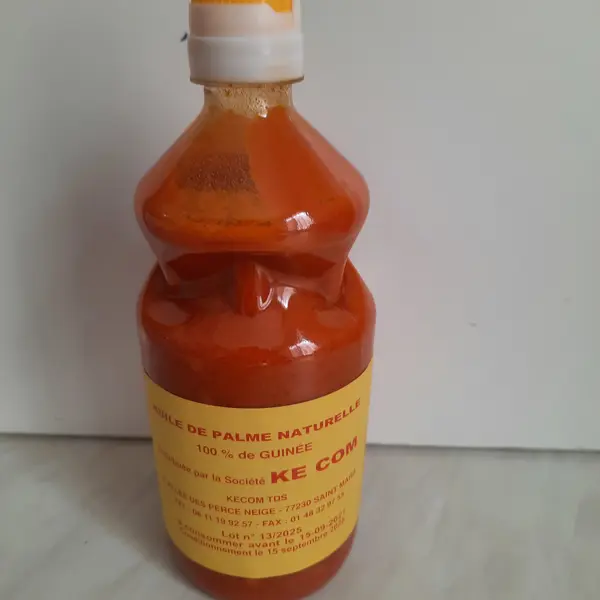 Huile de palme naturelle guinée 500ml