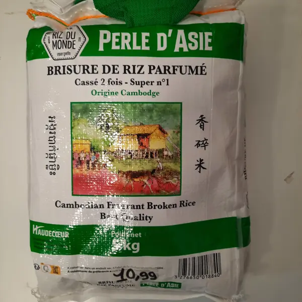 Riz parfumé cassé 2fois 5kg