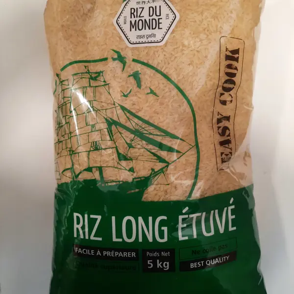 Riz long étuvé 5kg