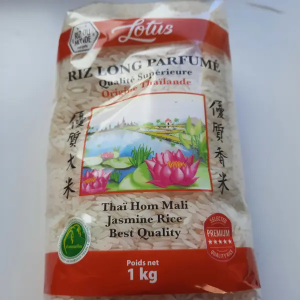 Riz long parfumé lotus 1kg